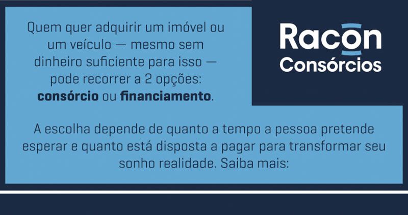 Qual é a diferença entre consórcio e financiamento?